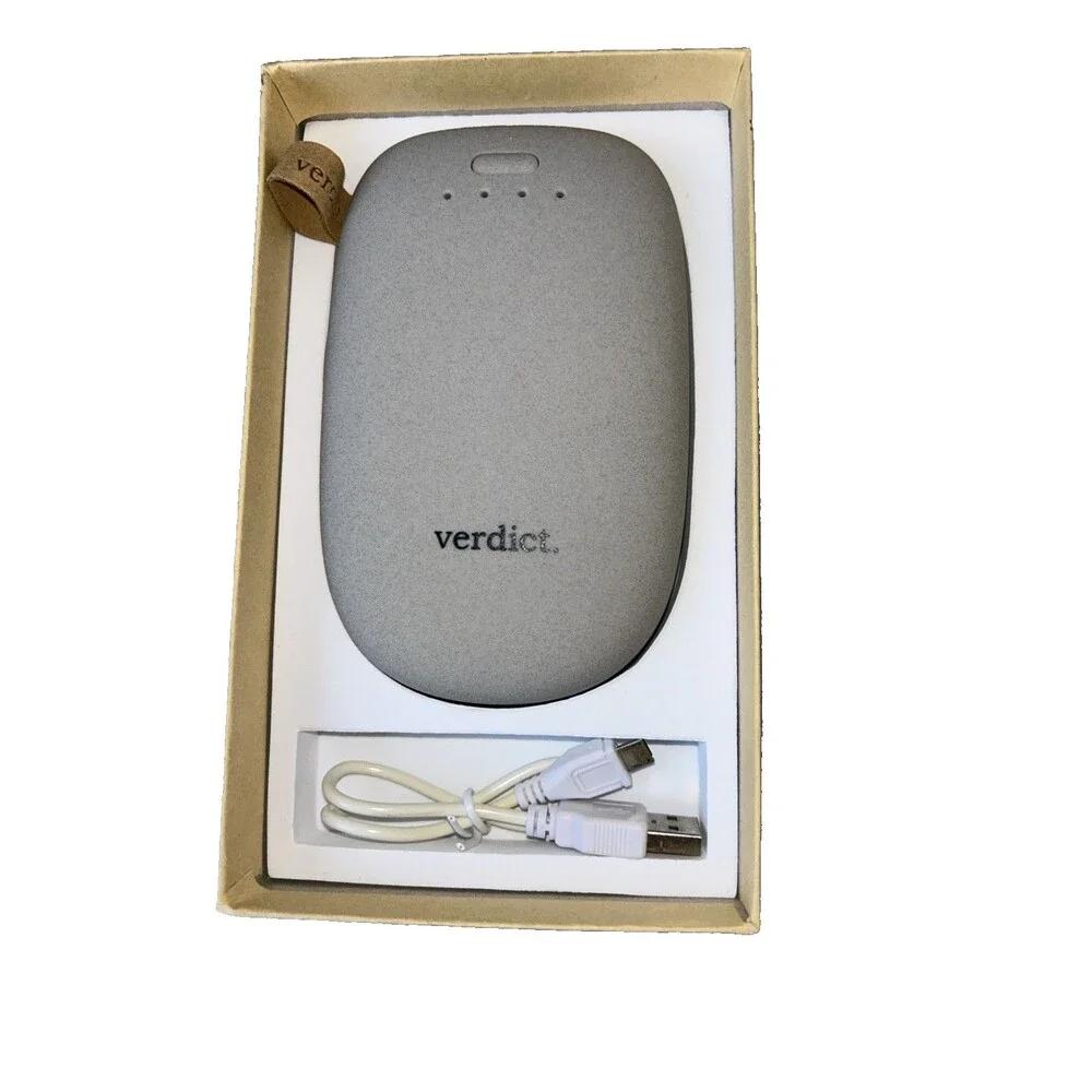 Verdict Juniper Power Bank. 10000 mAh Power Source Gray New in Box MSRP $229